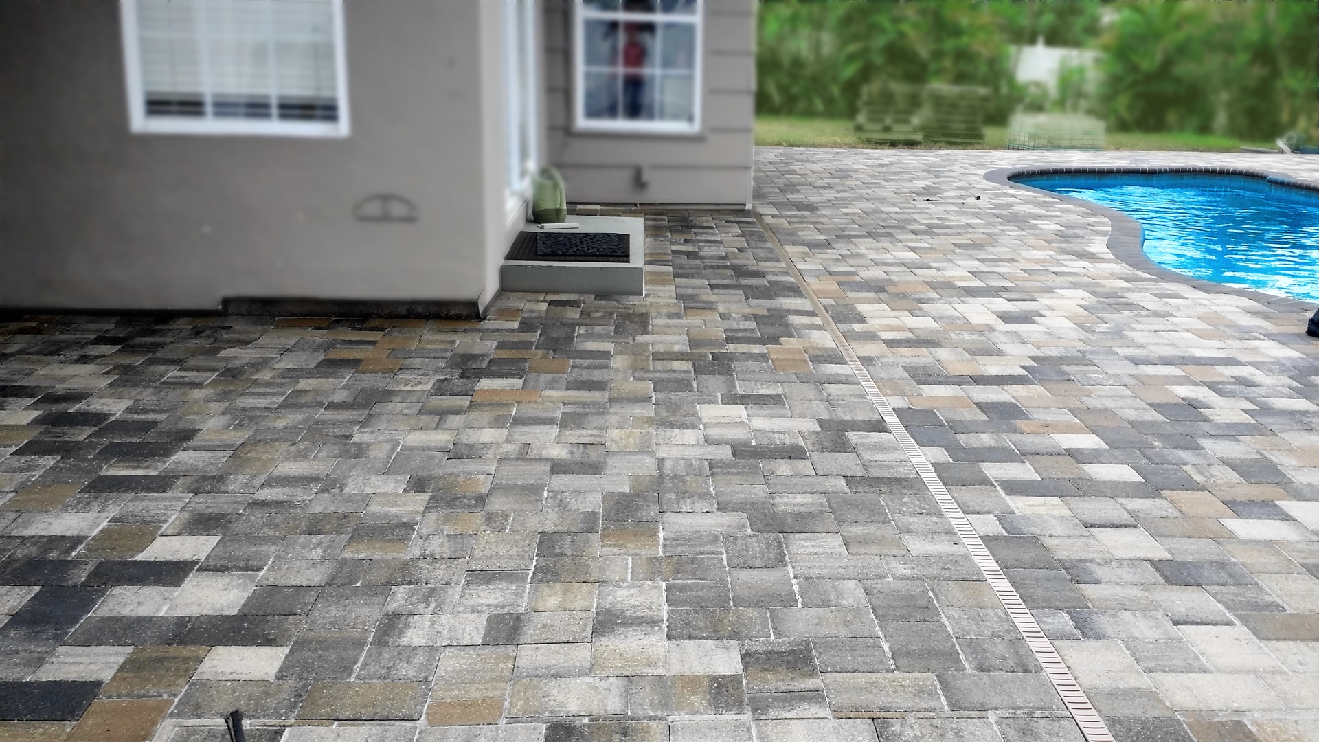 pavers installation paver brick pool laying travertine marble tampa